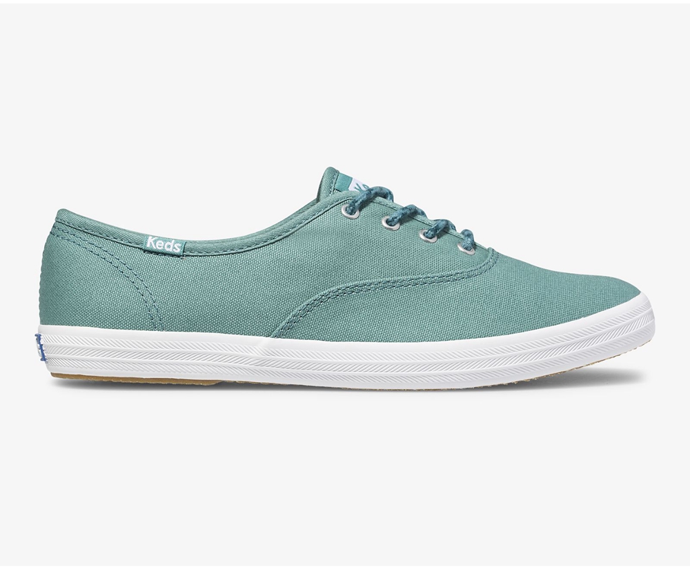 Keds Womens Sneakers Turquoise - Champion Solids - 716KWSFDY